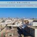 Blick über die Dächer der Medina von Tunis bei Sonnenuntergang – goldrosa Himmel über Moscheen und weißen Kuppeln, die die orientalische Atmosphäre der Stadt einfangen.