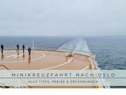 Minikreuzfahrt nach Oslo mit der Color Line – Blick vom Außendeck aufs offene Meer, alle Tipps, Preise und Erfahrungen zur Kurzreise.