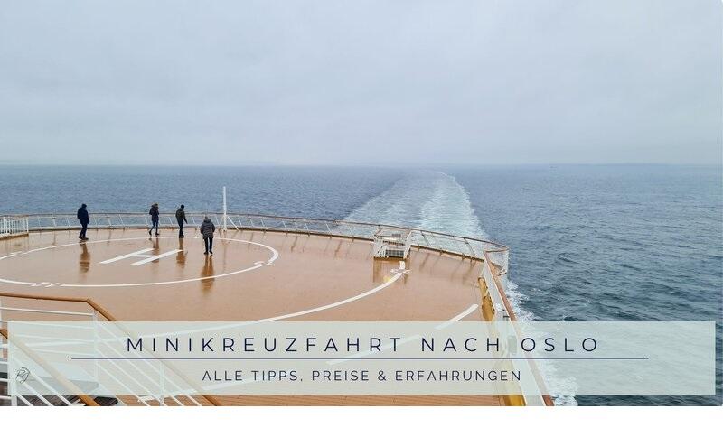 Minikreuzfahrt nach Oslo mit der Color Line – Blick vom Außendeck aufs offene Meer, alle Tipps, Preise und Erfahrungen zur Kurzreise.