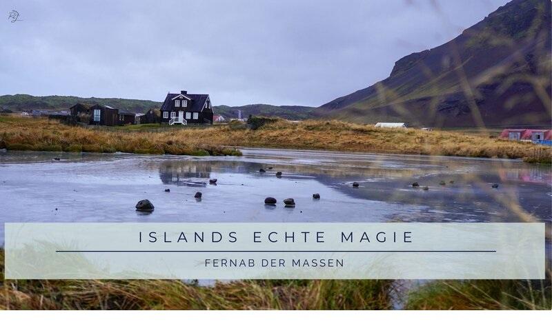 Einsames Haus vor Bergkulisse in Island – eingefrorener See und stille Winterlandschaft auf der Halbinsel Snæfellsnes, Symbol für Islands unberührte Magie fernab der Touristenpfade.