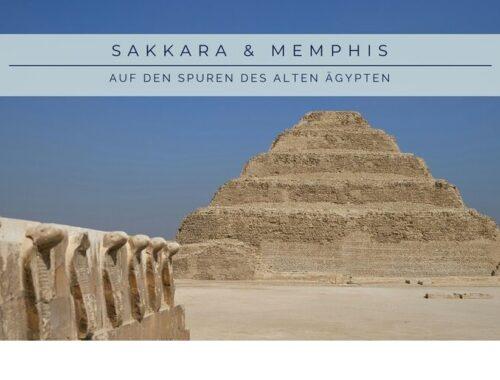 Djoser Pyramide als Cover für den Artikel "Sakkara & Memphis - Auf den Spuren des alten Ägypten"