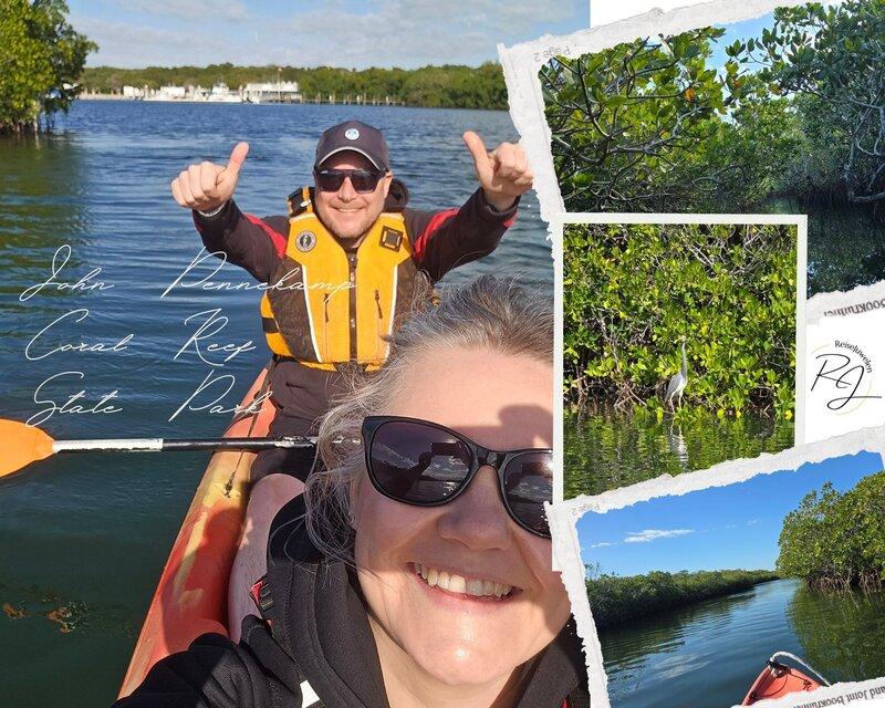 Kayakfahren durch die dichten Mangroven-Tunnel im John Pennekamp Coral Reef State Park auf Key Largo, Florida Keys 2026, Naturerlebnis auf dem Wasser.