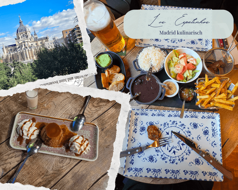 Rodizio mit verschiedenen Beilagen und Dessert bei Los Espetinhos in Madrid
