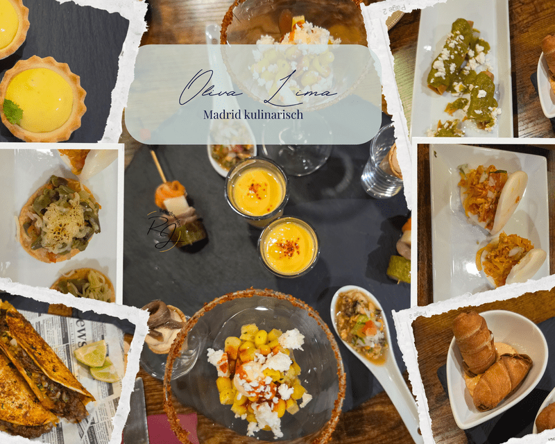 Degustationsmenü mit mexikanischen Tapas im Oliva Lima in Madrid